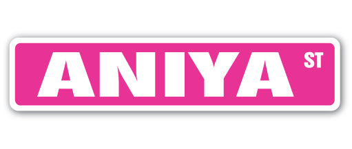 ANIYA Street Sign