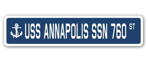 USS Annapolis Ssn 760 Street Vinyl Decal Sticker