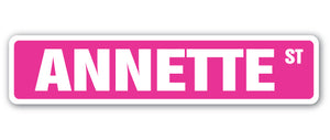 ANNETTE Street Sign