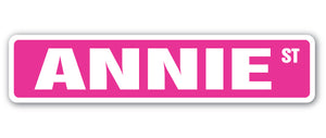 Annie Street Vinyl Decal Sticker