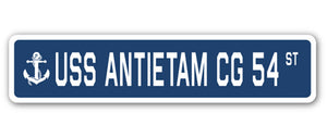 USS Antietam Cg 54 Street Vinyl Decal Sticker