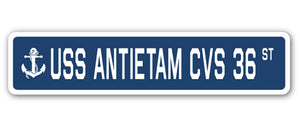 USS Antietam Cvs 36 Street Vinyl Decal Sticker