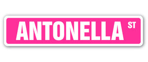 ANTONELLA Street Sign