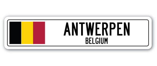 ANTWERPEN, BELGIUM Street Sign