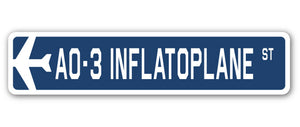 AO-3 Inflatoplane Street Sign