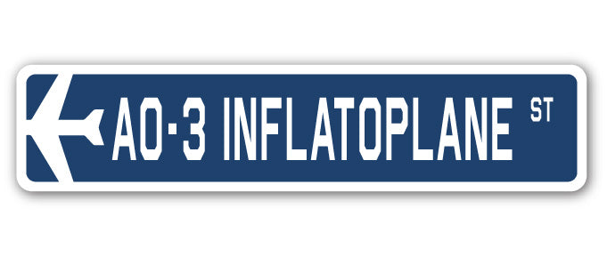 AO-3 Inflatoplane Street Sign