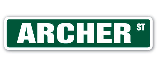 ARCHER Street Sign