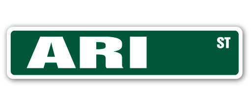 Ari Street Vinyl Decal Sticker