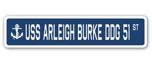 USS Arleigh Burke Ddg 51 Street Vinyl Decal Sticker