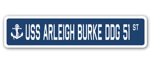 USS Arleigh Burke Ddg 51 Street Vinyl Decal Sticker