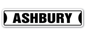 ASHBURY Street Sign