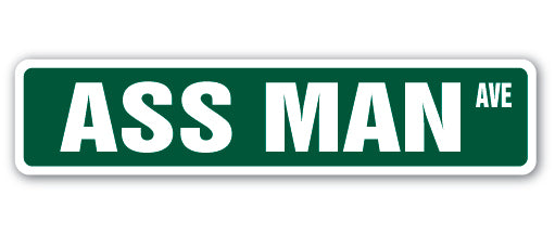 Ass Man Street Vinyl Decal Sticker