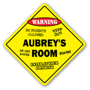 Aubrey's Room Vinyl Decal Sticker