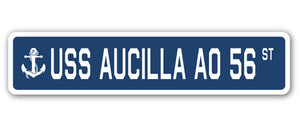 USS Aucilla Ao 56 Street Vinyl Decal Sticker