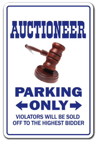AUCTIONEER Sign