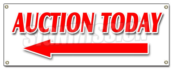 Auction Today Left Arrow Banner