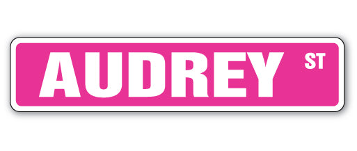 Audrey Street Vinyl Decal Sticker