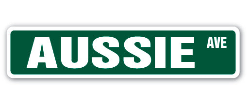 AUSSie Street Vinyl Decal Sticker