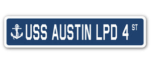 USS Austin Lpd 4 Street Vinyl Decal Sticker