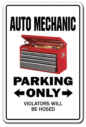 AUTO MECHANIC Novelty Sign
