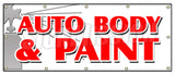 Auto Body & Paint Banner