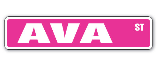 Ava Street Vinyl Decal Sticker