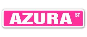 AZURA Street Sign