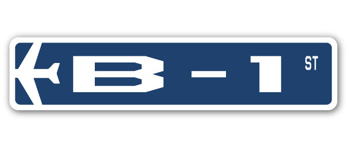 B-1 Street Sign