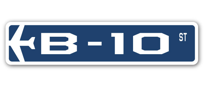 B-10 Street Sign