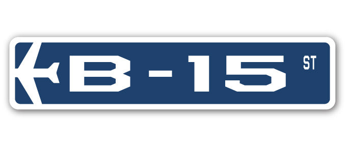 B-15 Street Sign