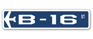 B-16 Street Sign