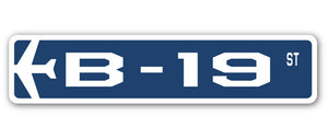 B-19 Street Sign