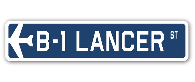 B-1 Lancer Street Sign