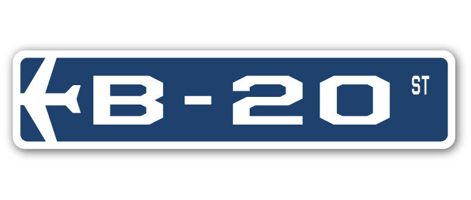 B-20 Street Sign