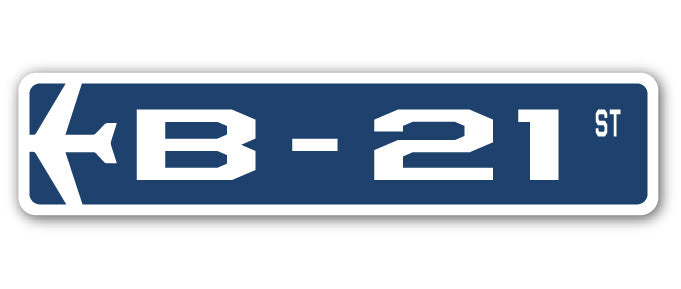 B-21 Street Sign