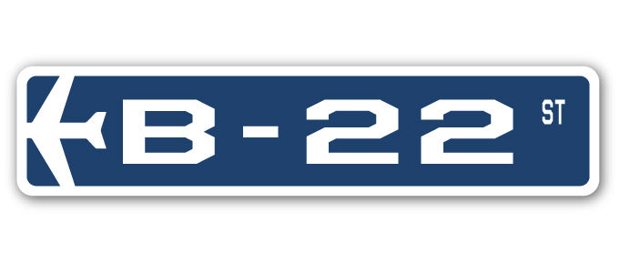 B-22 Street Sign