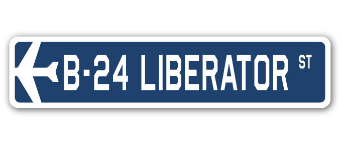 B-24 Liberator Street Sign