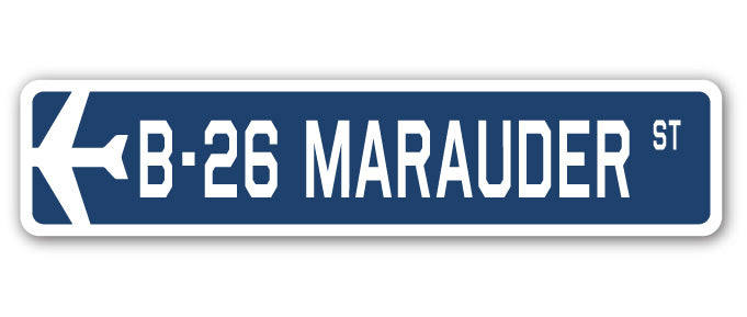 B-26 Marauder Street Sign