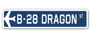 B-28 Dragon Street Sign