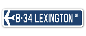 B-34 Lexington Street Sign