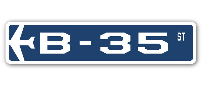 B-35 Street Sign