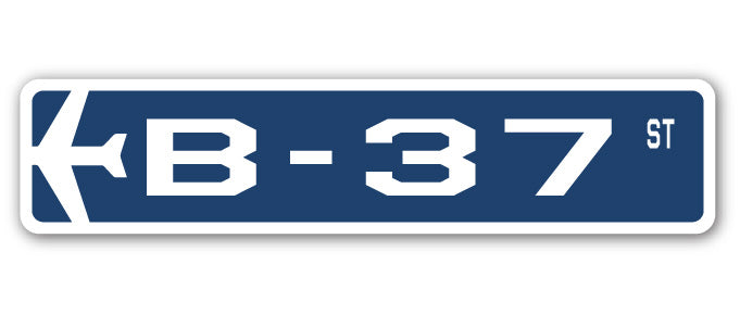 B-37 Street Sign