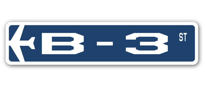 B-3 Street Sign