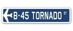 B-45 Tornado Street Sign