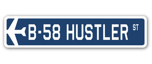 B-58 Hustler Street Sign