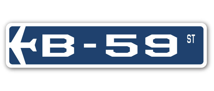 B-59 Street Sign