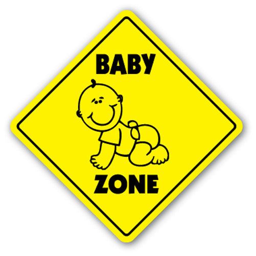 Baby Zone Vinyl Decal Sticker
