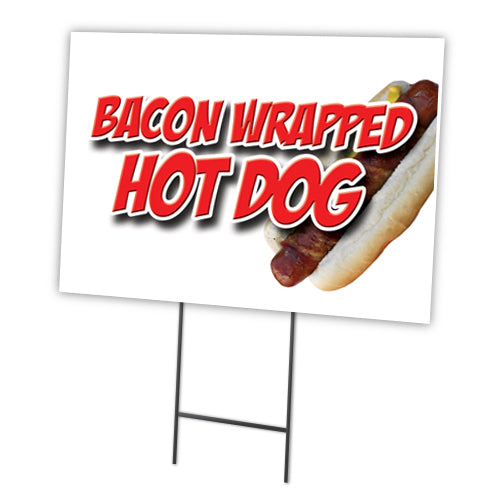 BACON WRAPPED HOT DOG
