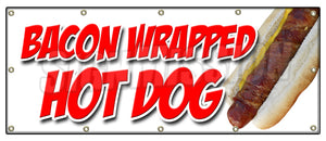 Bacon Wrapped Hot Dog Banner
