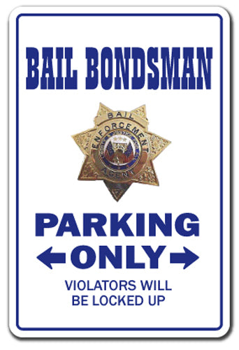 Bail Bondsman Vinyl Decal Sticker